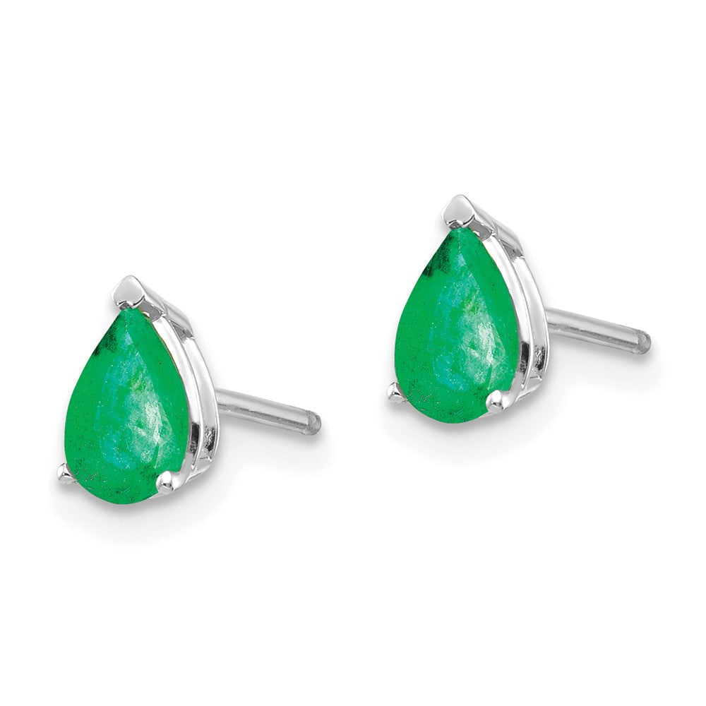 14k Pear Gemstone Earrings. -B Styles