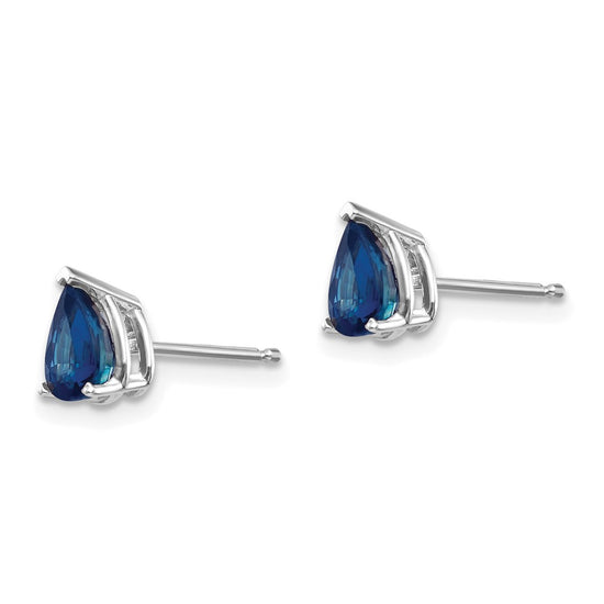 14k Pear Gemstone Earrings. -B Styles