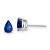 14k Pear Gemstone Earrings. -B Styles