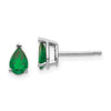 14k Pear Gemstone Earrings. -B Styles