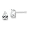 Gold CZ Stud Earrings