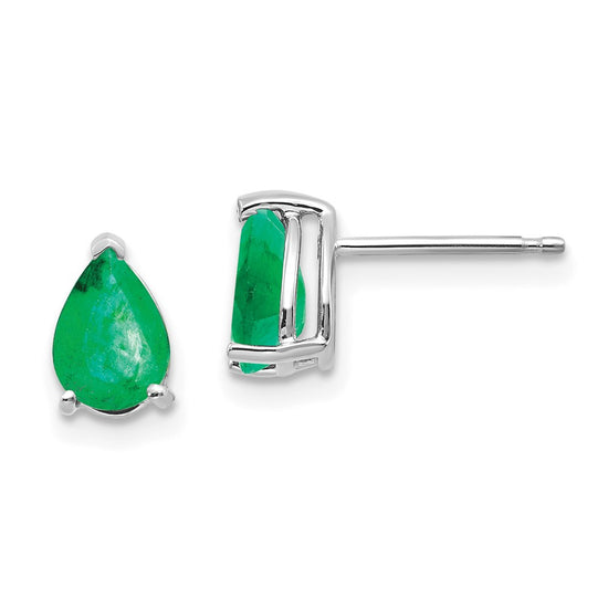 14k Pear Gemstone Earrings. -B Styles