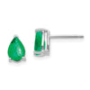 14k Pear Gemstone Earrings. -B Styles