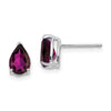 14k Pear Gemstone Earrings