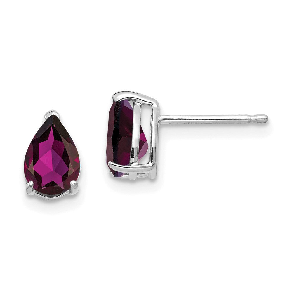 14k Pear Gemstone Earrings