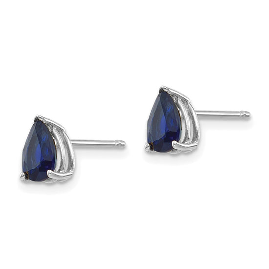 14k Pear Gemstone Earrings. -B Styles