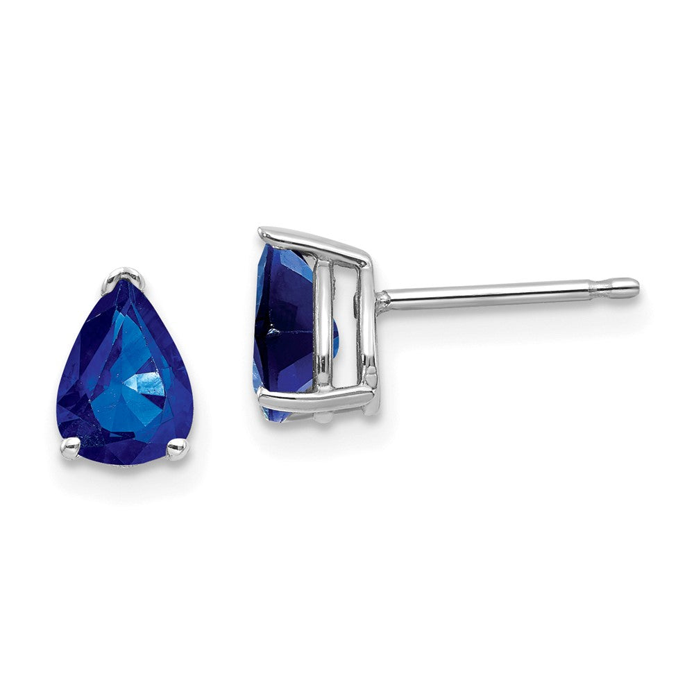 14k Pear Gemstone Earrings. -B Styles