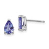 14k Pear Gemstone Earrings. -B Styles