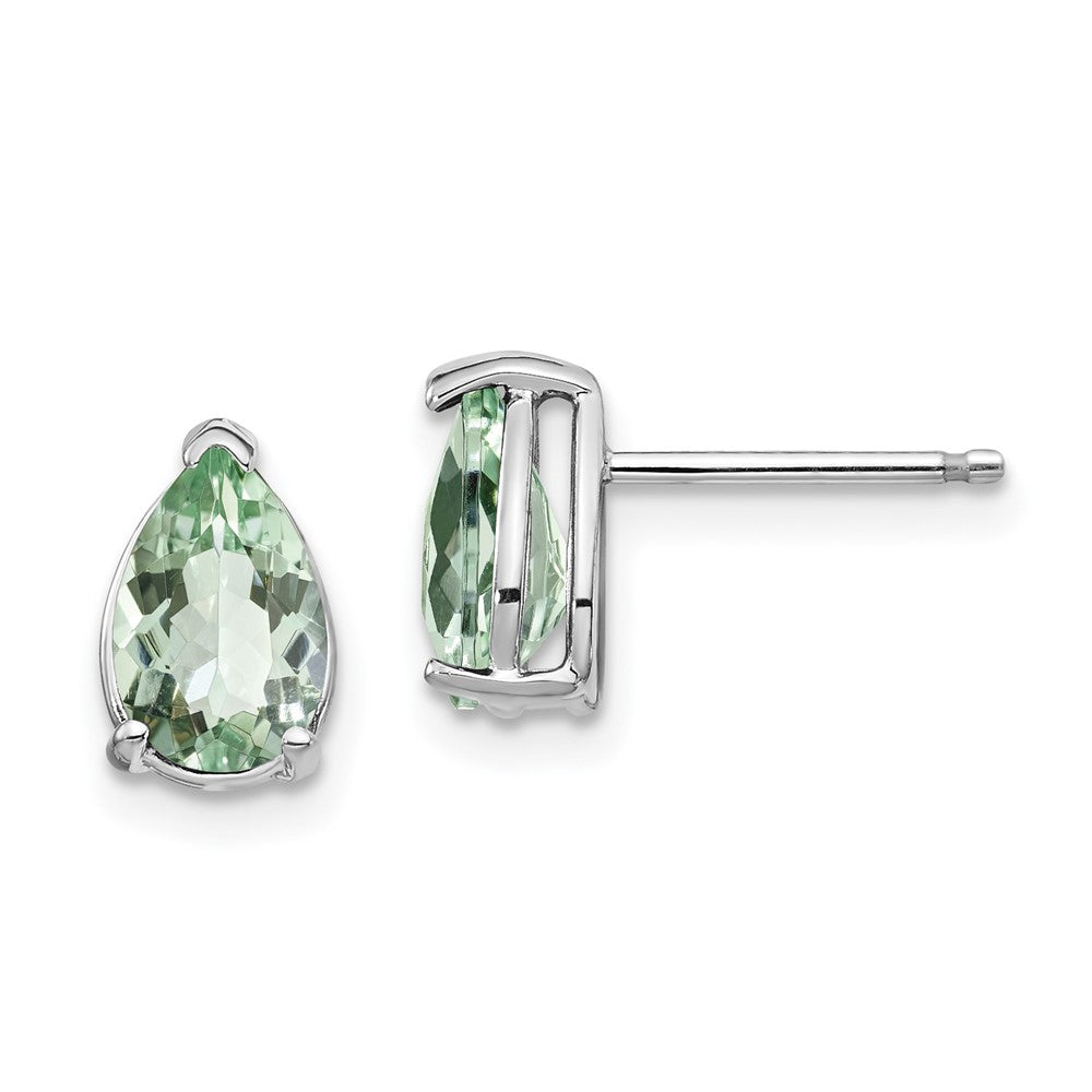 14k Pear Gemstone Earrings