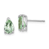 14k Pear Gemstone Earrings
