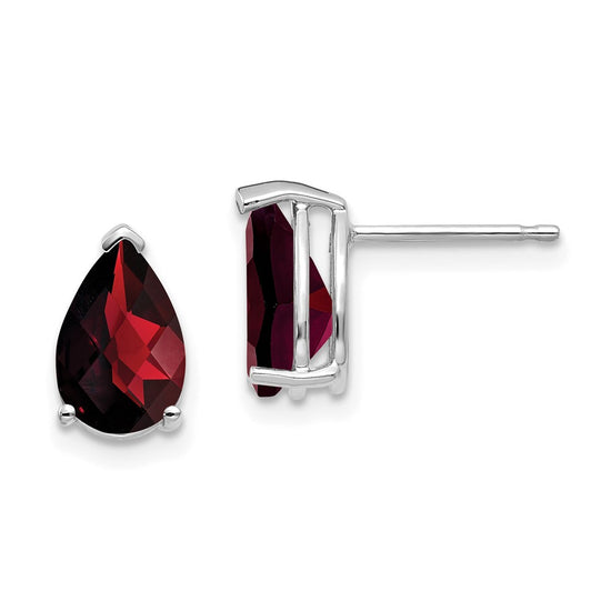 14k Pear Gemstone Earrings