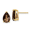 14k Pear Gemstone Earrings