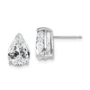 Gold CZ Stud Earrings
