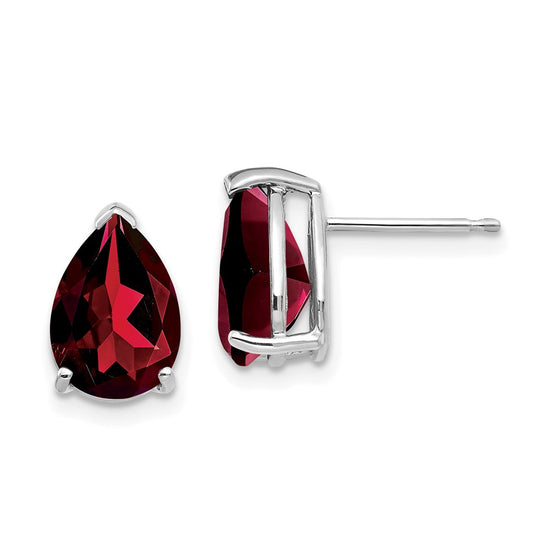 14k Pear Gemstone Earrings