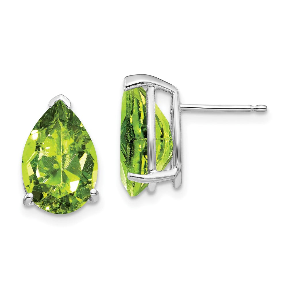 14k Pear Gemstone Earrings