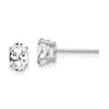 Gold CZ Stud Earrings