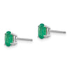 14k Oval Gemstone Earrings. -B Styles