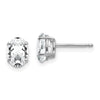 Gold CZ Stud Earrings