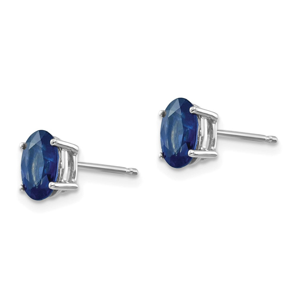 14k Oval Gemstone Earrings. -B Styles