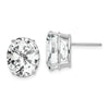 Gold CZ Stud Earrings