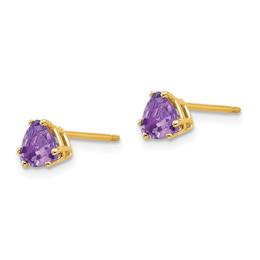 14k Trillion Gemstone Earrings
