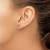 14k Trillion Gemstone Earrings
