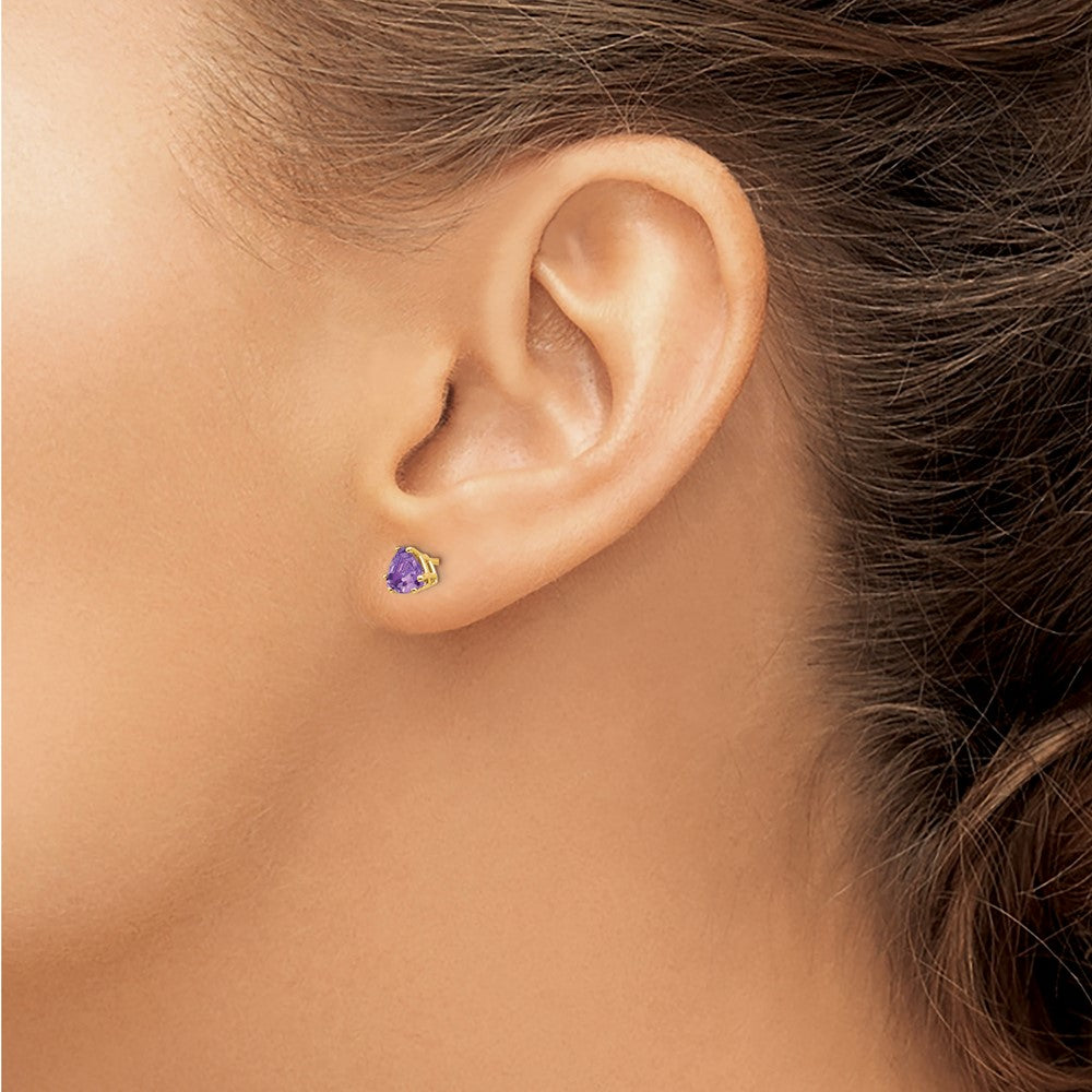 14k Trillion Gemstone Earrings