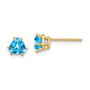 14k Trillion Gemstone Earrings