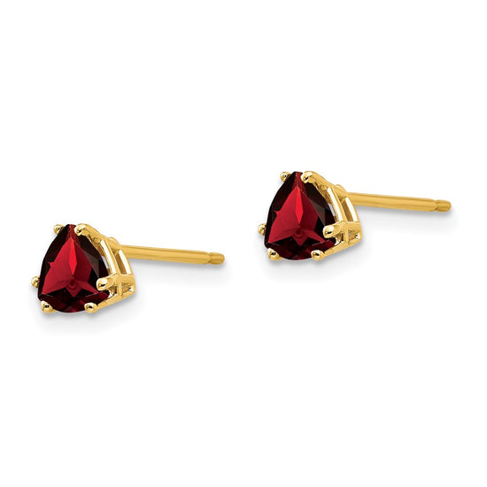 14k Trillion Gemstone Earrings