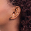 14k Trillion Gemstone Earrings
