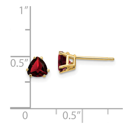 14k Trillion Gemstone Earrings