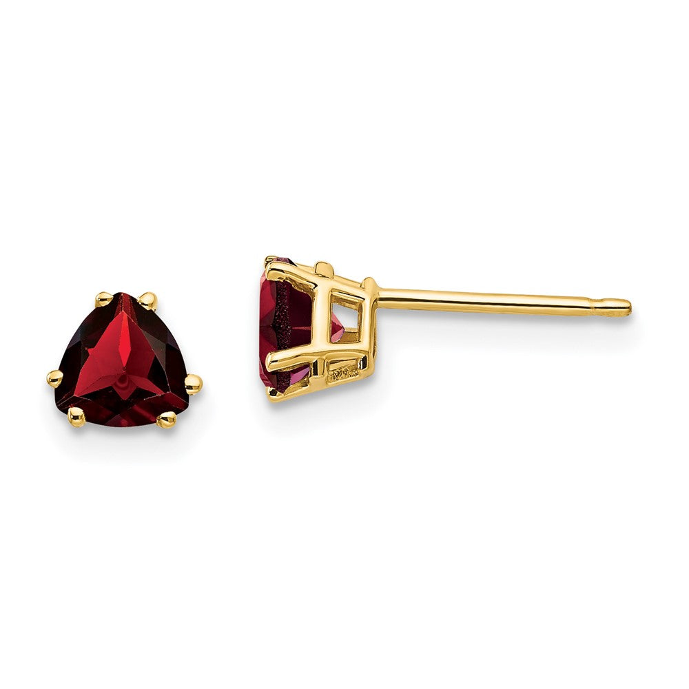 14k Trillion Gemstone Earrings
