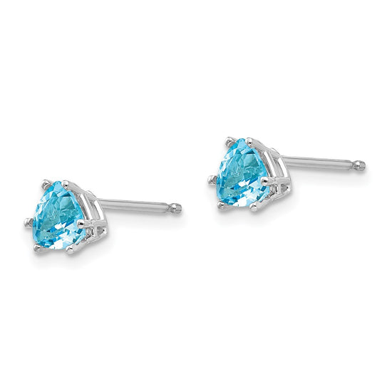 14k Trillion Gemstone Earrings