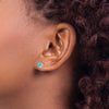 14k Trillion Gemstone Earrings