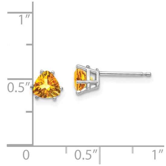 14k Trillion Gemstone Earrings