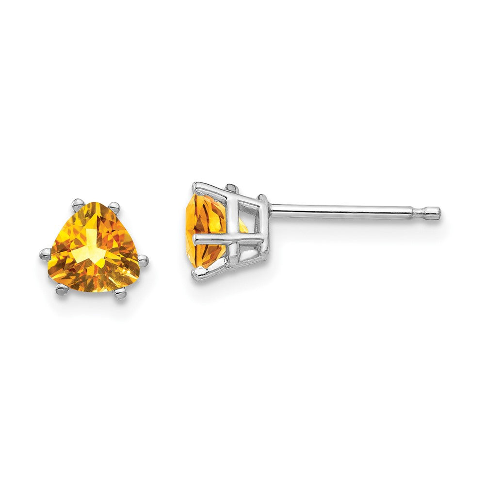 14k Trillion Gemstone Earrings