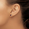 14k Trillion Gemstone Earrings