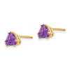 14k Trillion Gemstone Earrings