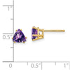 14k Trillion Gemstone Earrings
