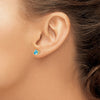 14k Trillion Gemstone Earrings