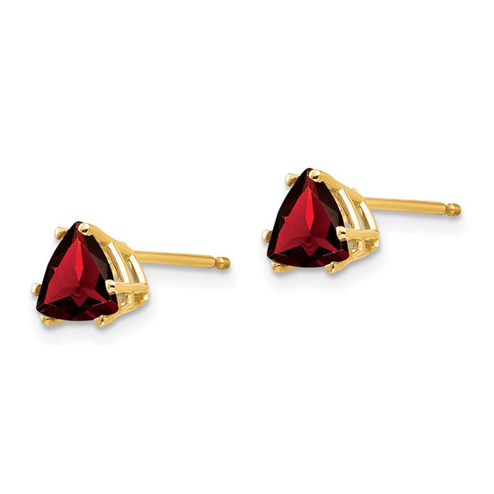 14k Trillion Gemstone Earrings