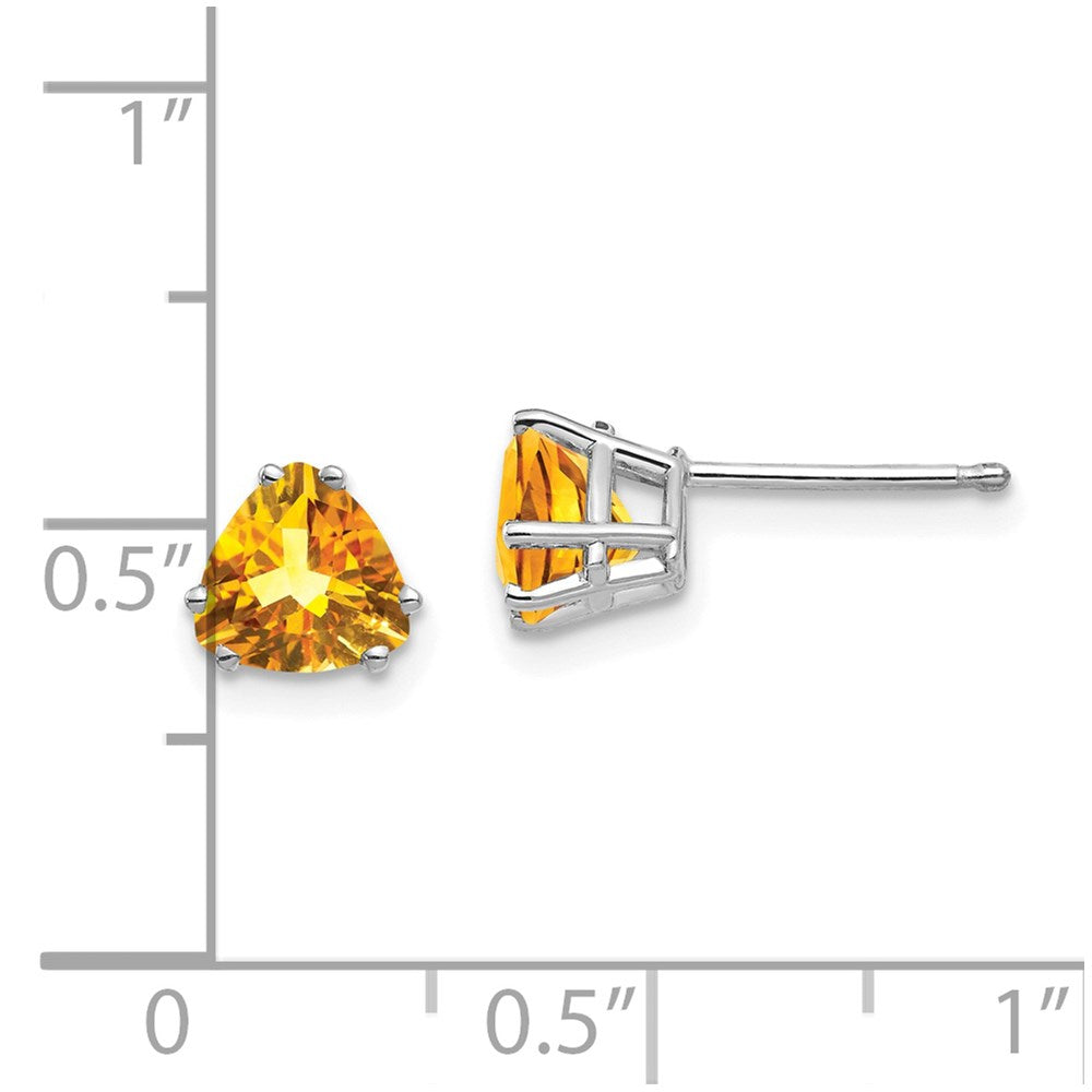 14k Trillion Gemstone Earrings