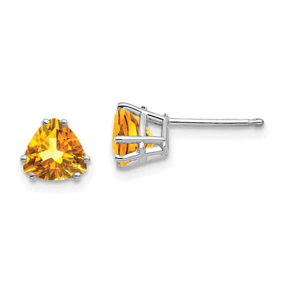 14k Trillion Gemstone Earrings