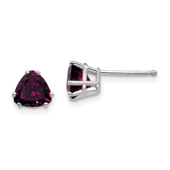 14k Trillion Gemstone Earrings