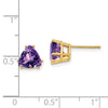 14k Trillion Gemstone Earrings