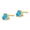 14k Trillion Gemstone Earrings