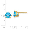 14k Trillion Gemstone Earrings