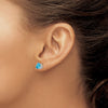 14k Trillion Gemstone Earrings