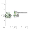 14k Trillion Gemstone Earrings