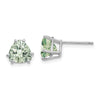 14k Trillion Gemstone Earrings
